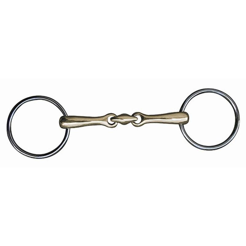 Wędzidło munsztukowe HKM argentan podw.łam. 14mm