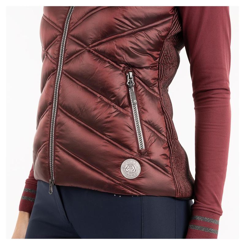 Bezrękawnik damski Anky bordowy