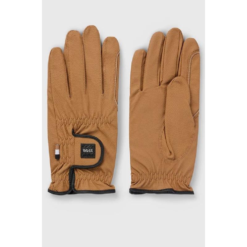 Rękawiczki Boss Equestrian Hybrid Camel, koniakowe