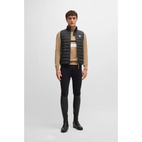 Bezrękawnik męski Boss Equestrian Ashton Black, czarny