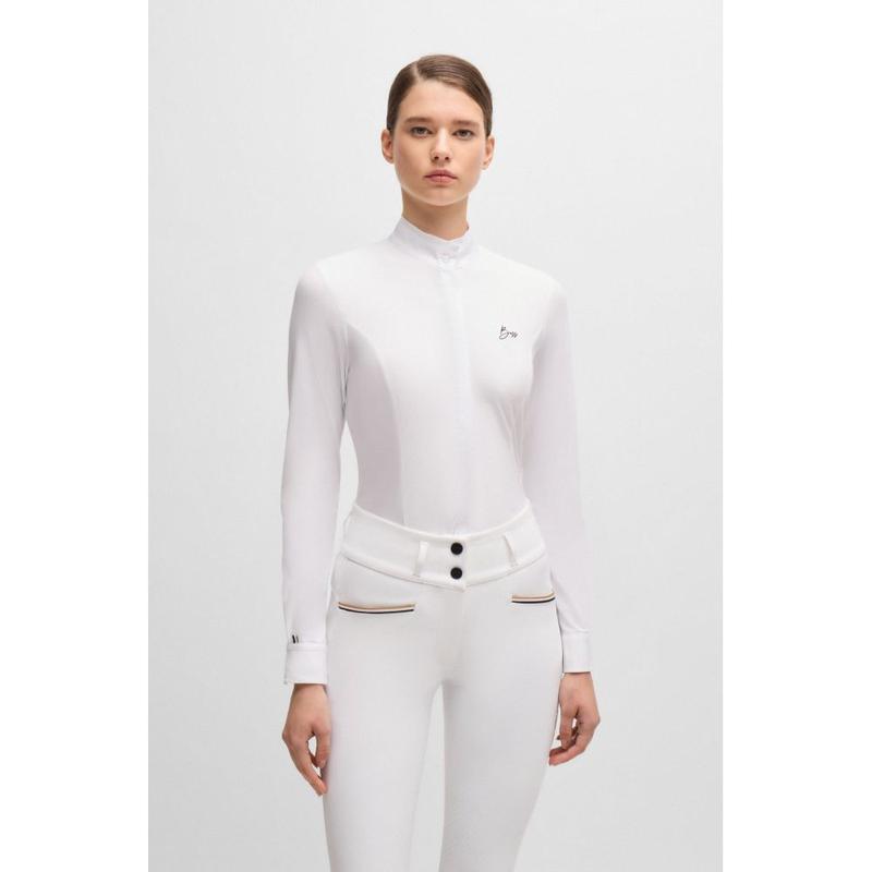 Bluzka damska konkursowa Boss Equestrian Emma White, biała
