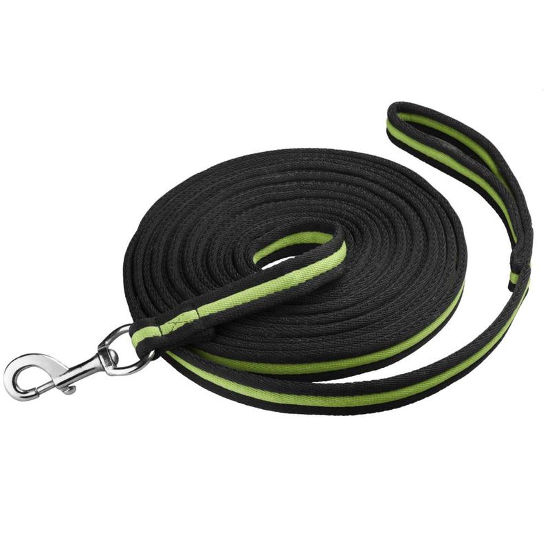 Lonża Start Soft Cushion czarno-limonkowa