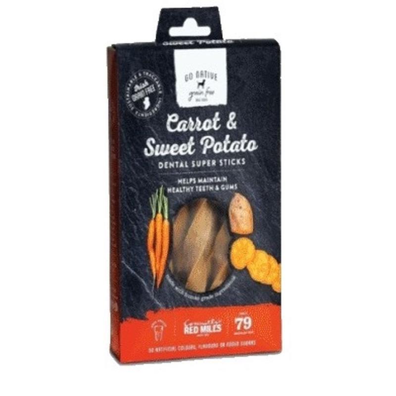 Dental Sticks Go Native Super Dental Carrot and Sweet Popato z marchewką i batatem