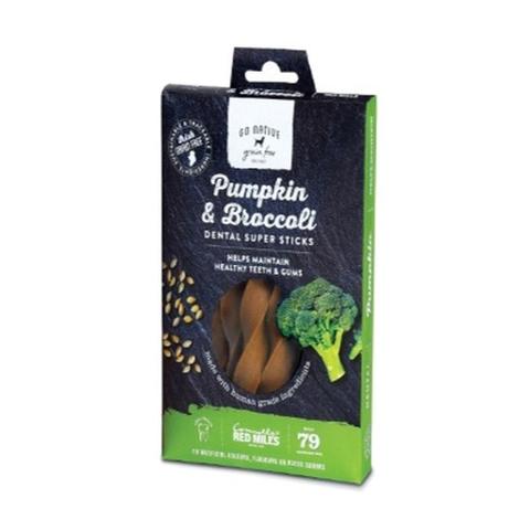 Dental Sticks Go Native Super Dental Pumpkin and Broccoli z dynią i brokułem