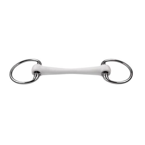 Wędzidło oliwkowe Trust Inno Sense Flexisoft plastikowe miękkie proste