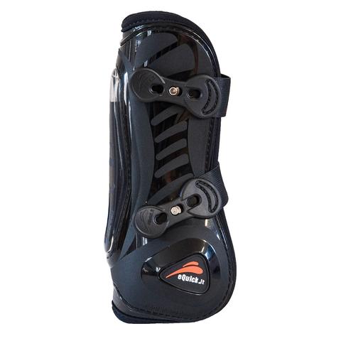 Ochraniacze eQuick eShock FluidGel Legend przód czarne z czarnym żelem