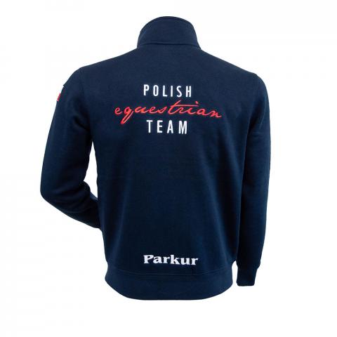 Bluza kibica męska Polish Equestrian Team granatowa