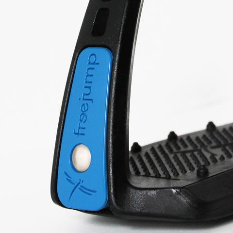 Zamienne nakładki do strzemion młodzieżowych Freejump Blue