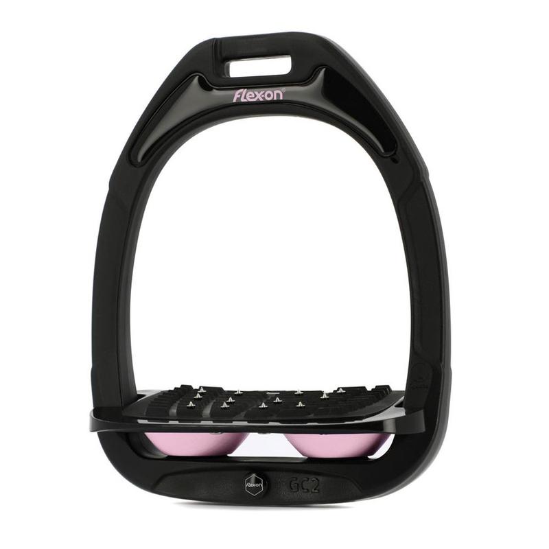 Strzemiona Flex-On Green Composite z kolcami dorośli czarno-czarno-jasnoróżowe