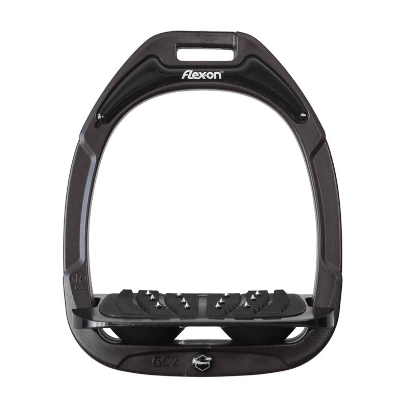 Strzemiona Flex-On Green Composite z kolcami dorośli ciemnobrązowo-czarno-czarne