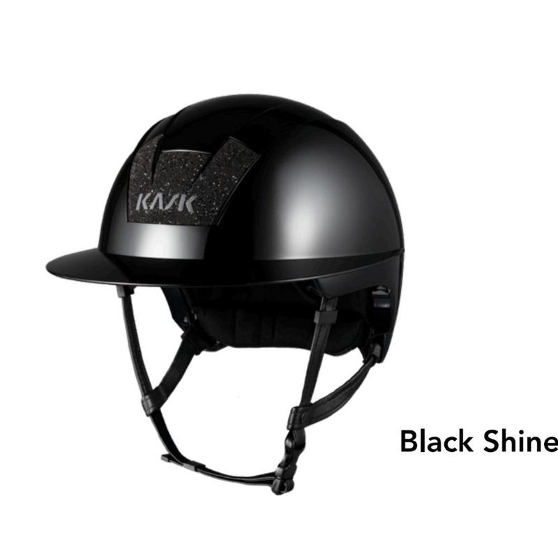 Kask KASK Kooki Lady Swarovski Carpet Black Shine, czarny połysk