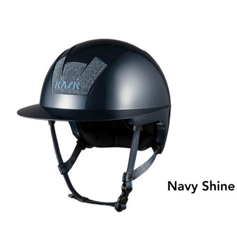 Kask KASK Kooki Lady Swarovski Carpet Navy Shine, granatowy połysk