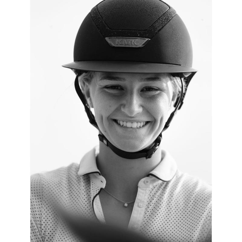 Kask KASK Star Lady Chrome WG11 Swarovski Frame Black, czarny