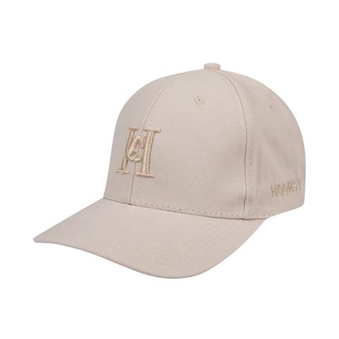 Bejsbolówka Hoorsy beżowo-beżowa