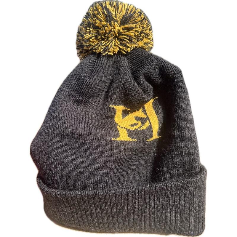 Czapka zimowa Hoorsy czarno-żółta