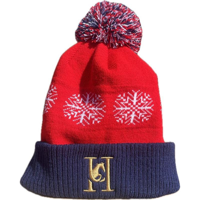 Czapka zimowa Hoorsy granatowo-czerwona