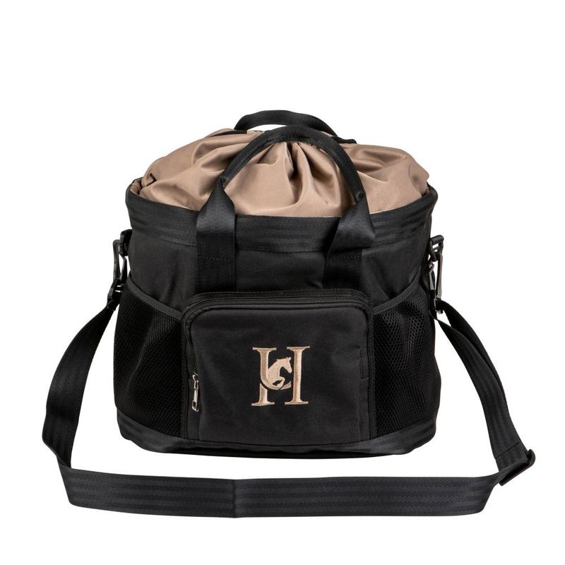 Torba na akcesoria Hoorsy czarno-beżowa