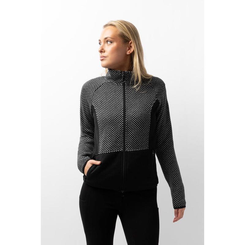 Bluza damska polarowa Horze Neve czarna