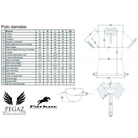 Koszulka kadrowa damska Polo Polish Equestrian Team Premium granatowa