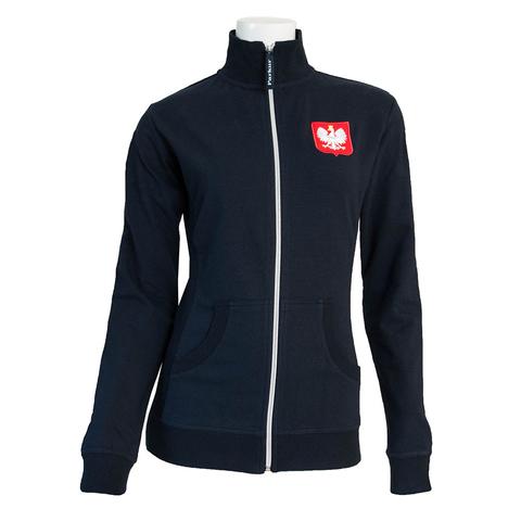 Bluza kadrowa damska Polish Equestrian Team granatowa