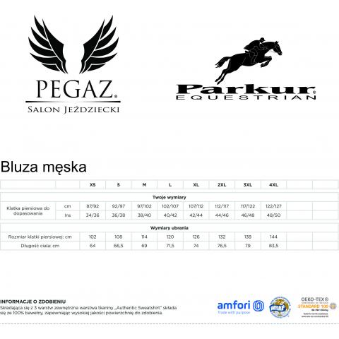 Bluza Polish Equestrian Team z kapturem granatowa