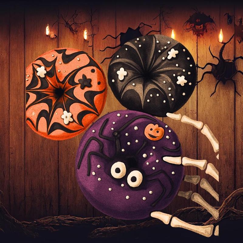 Donut Halloween Końska Cukierenka Hocus Pocus Pajęczyna
