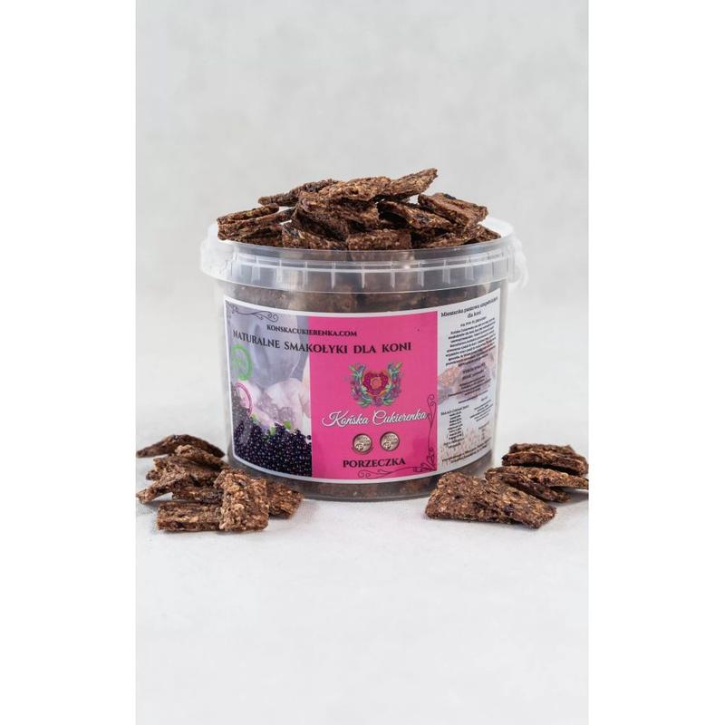 Smakołyki Końska Cukierenka Premium z czarnej porzeczki