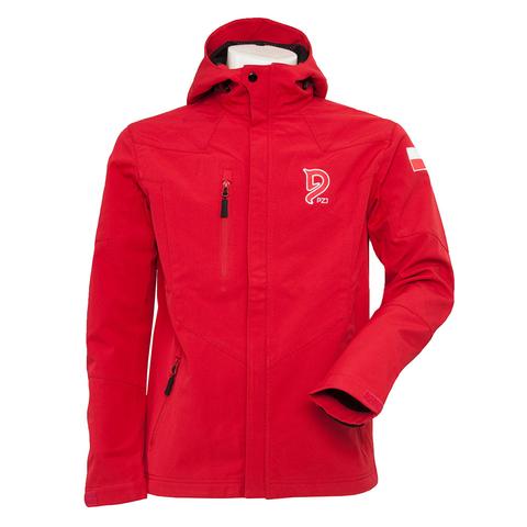 Kurtka kibica męska wiosna/lato Polish Equestrian Team Softshell nano czerwona