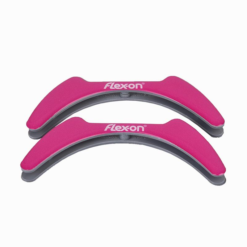 Wkładki magnetyczne do strzemion dorosłych Flex-on różowe