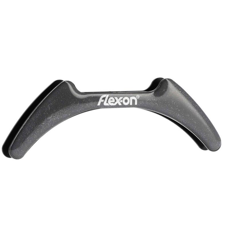 Wkładki magnetyczne do strzemion dorosłych Flex-on antracytowe posrebrzane