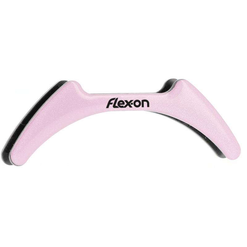 Wkładki magnetyczne do strzemion dorosłych Flex-on jasnoróżowe posrebrzane