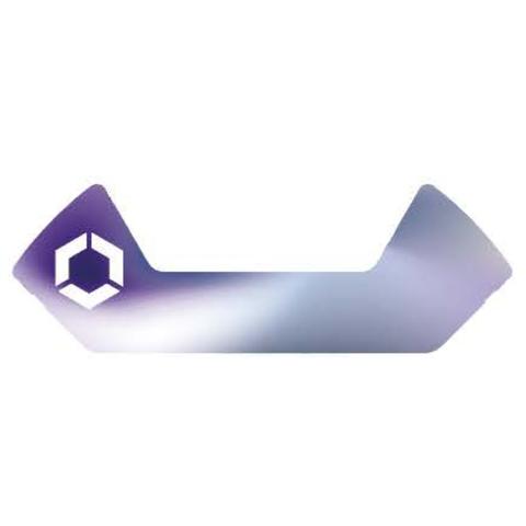 Wkładki magnetyczne do strzemion bezpiecznych Flex-on Gradient plum/blue