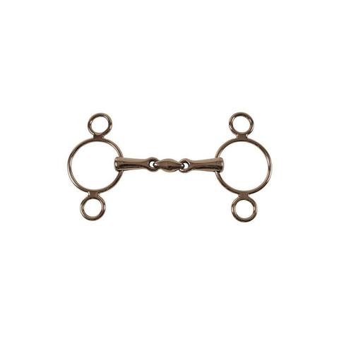 Wędzidło wielokrążek AmaHorse podwójnie łamane