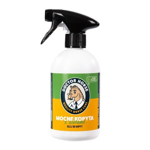 Olej do kopyt z ziołami w sprayu Doctor Horse Mocne Kopyta