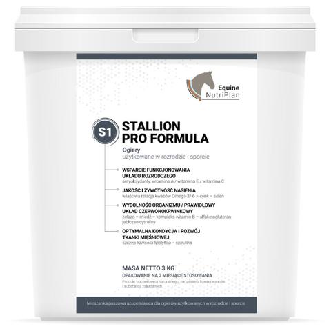 Preparat dla ogierów użytkowanych w rozrodzie i sporcie Equine NutriPlan Stallion Pro Formula S1