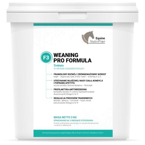 Preparat dla źrebiąt w okresie odsadzeniowym Equine NutriPlan Weaning Pro Formula F3