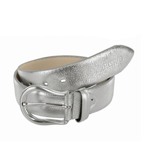 Pasek skórzany Pikeur Premium Gurtel srebrny