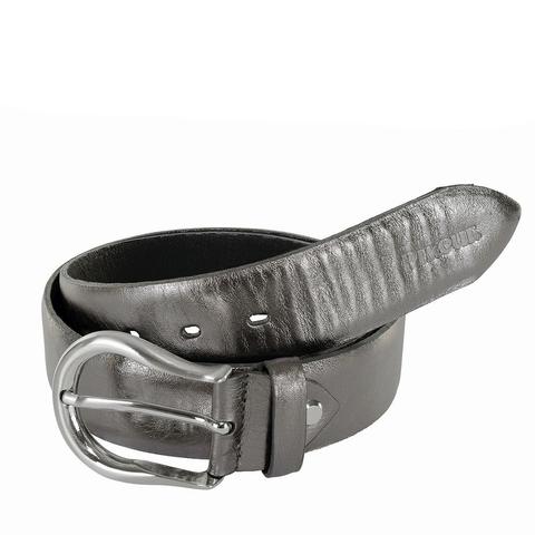 Pasek skórzany Pikeur Premium Gurtel grafitowy połysk