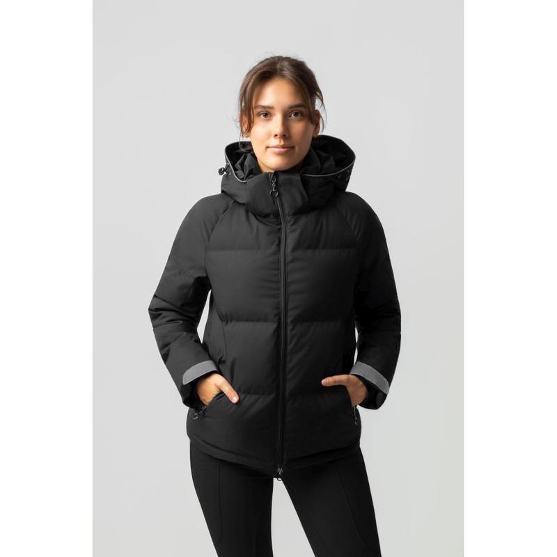 Kurtka damska zimowa Horze Dina czarna