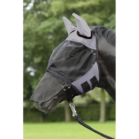 Maska siatkowa Busse Fly Cover Pro czarno-szara