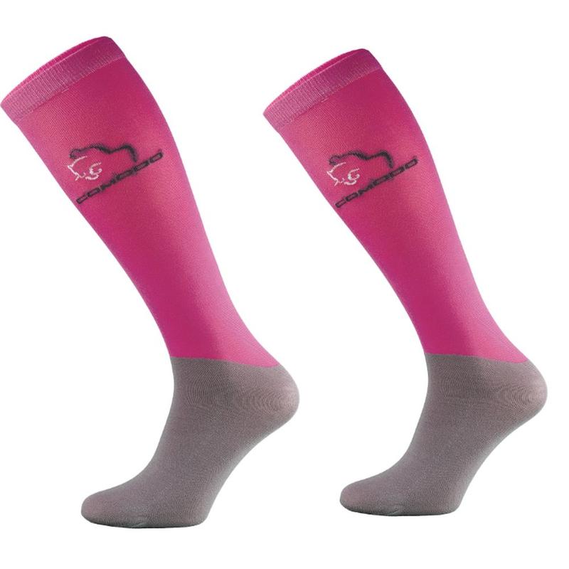 Skarpety letnie Comodo mikrofibra malinowe