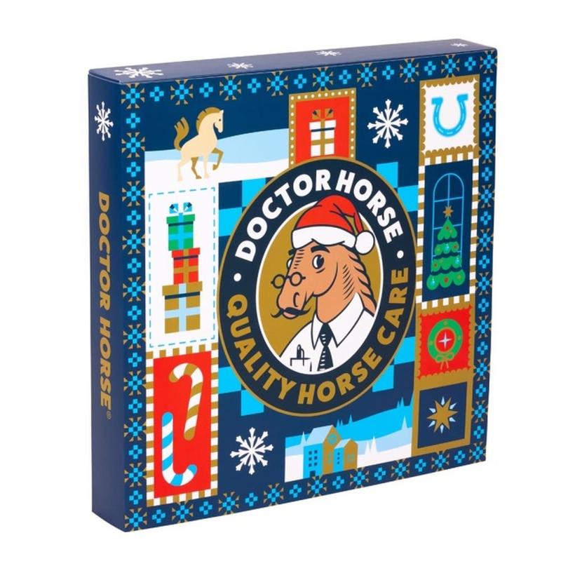 Kalendarz adwentowy Doctor Horse Nowa Zawartość niebieski