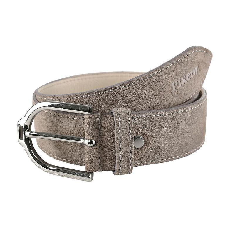 Pasek skórzany Pikeur Suede Belt jasnobrązowy