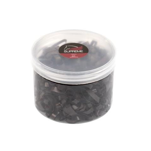 Gumki do grzywy AmaHorse silikonowe czarne