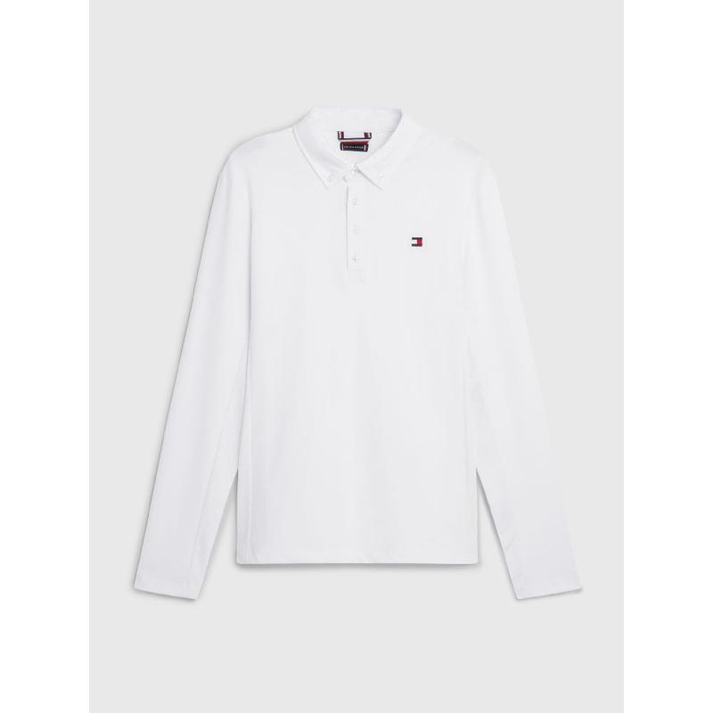Bluzka konkursowa męska Tommy Hilfiger Equestrian Performance Optic White, biała
