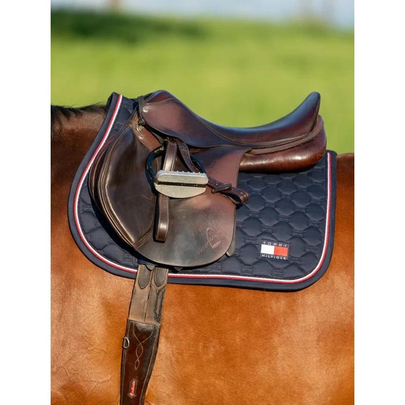 Czaprak Tommy Hilfiger Equestrian Kingston Desert Sky, granatowy