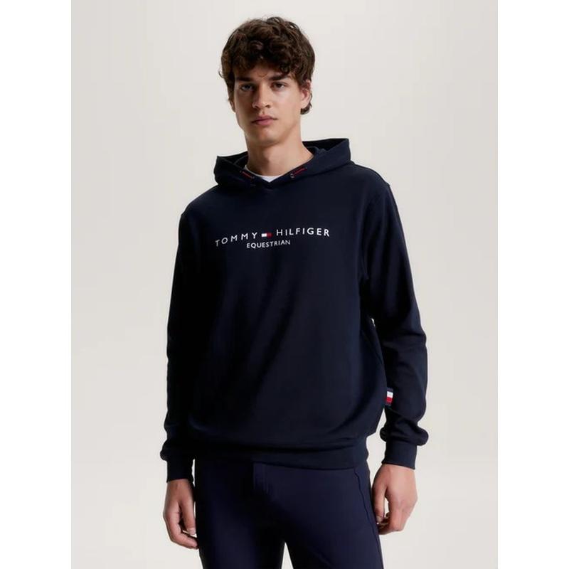 Bluza męska z kapturem Tommy Hilfiger Equestrian Williamsburg Desert Sky, granatowa