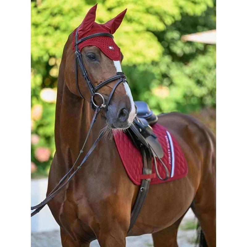 Nauszniki Tommy Hilfiger Equestrian Hood Regatta red, bordowe 2025