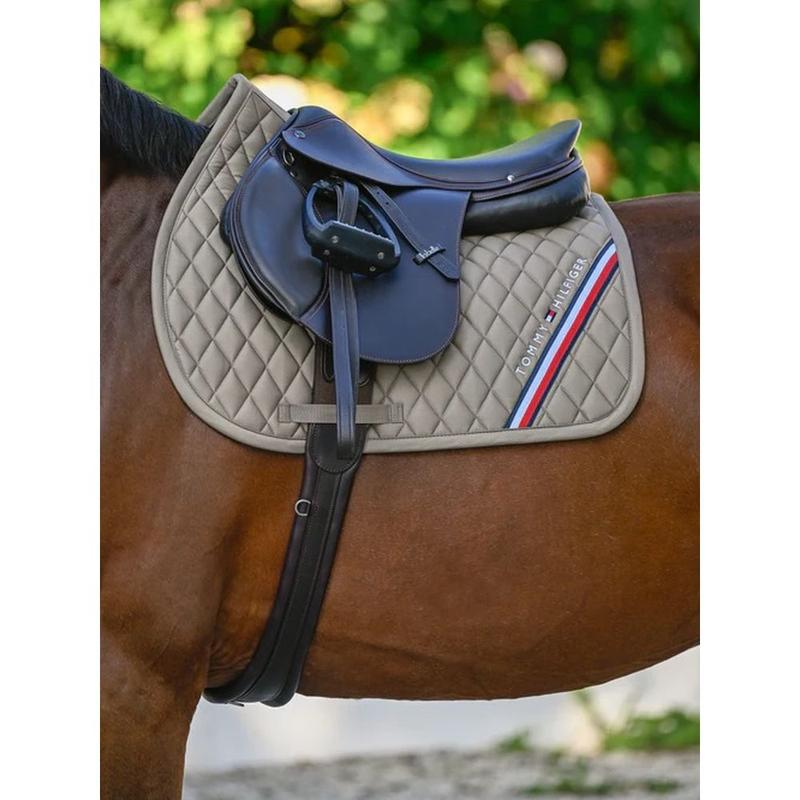 Czaprak Tommy Hilfiger Equestrian Stanford Taupe, beżowy 2025