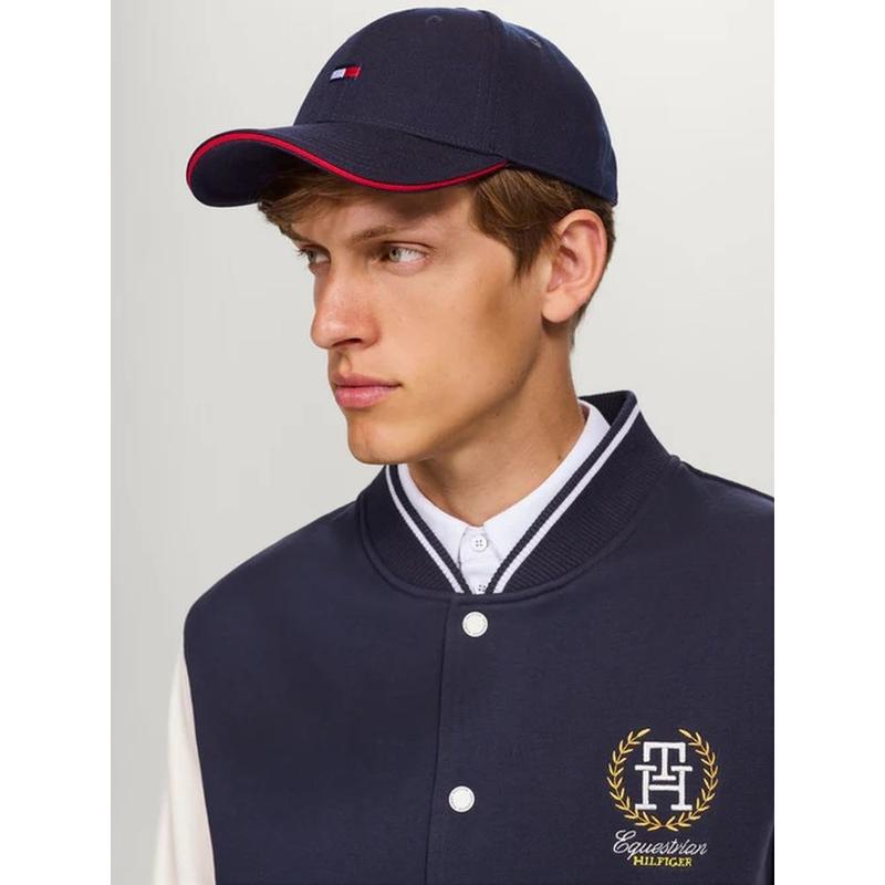 Bejsbolówka unisex Tommy Hilfiger Equestrian Dayton Desert Sky, granatowa
